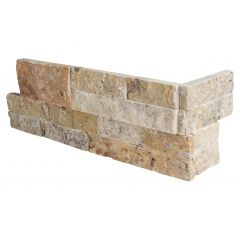 Stacked Stone Fireplace