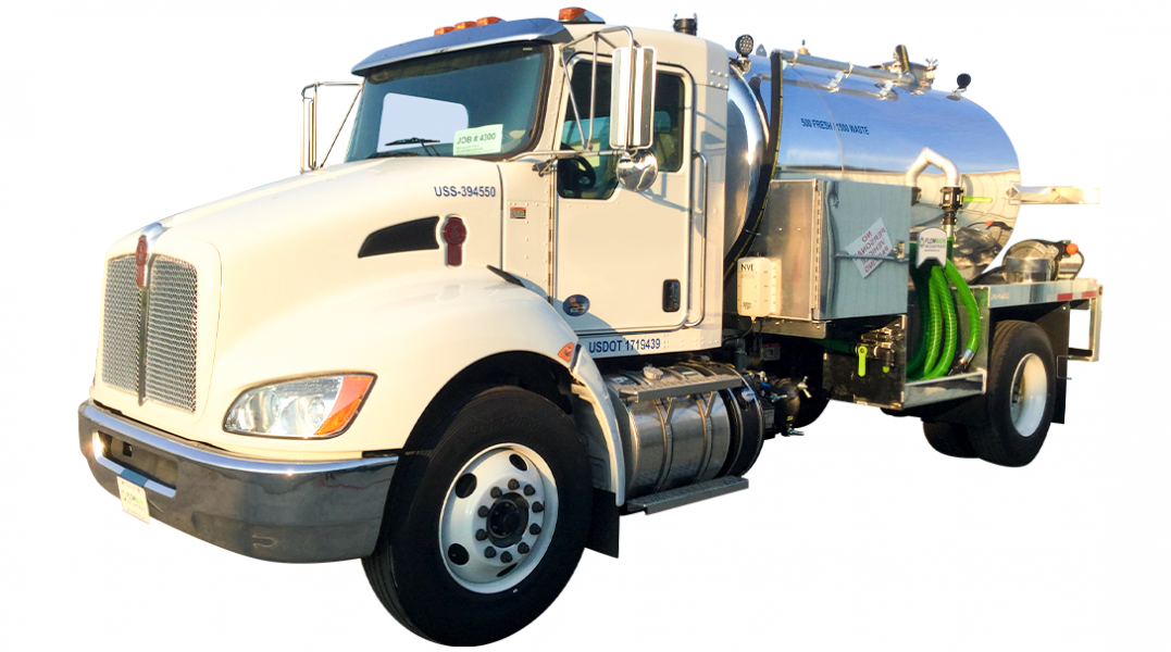 Portable 2000 Gallon Restroom Service Truck for Sale