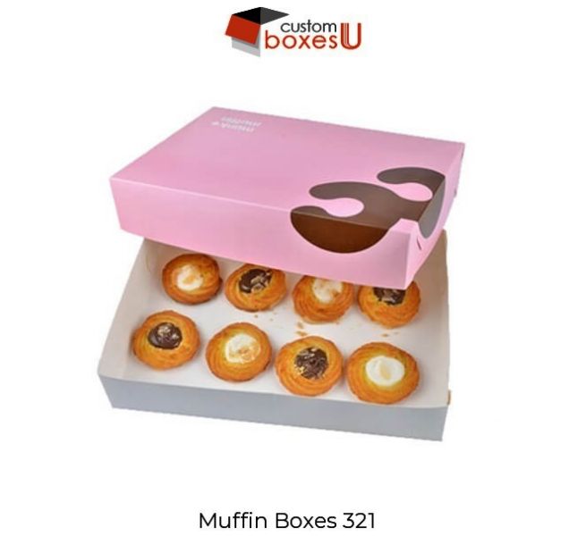 Order now muffin boxes wholesale with creative design in the USA