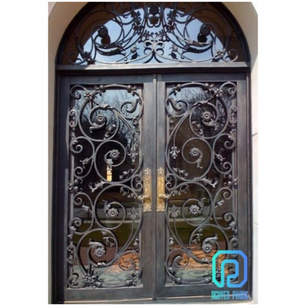 Custom-designed Wrought Iron Front Doors