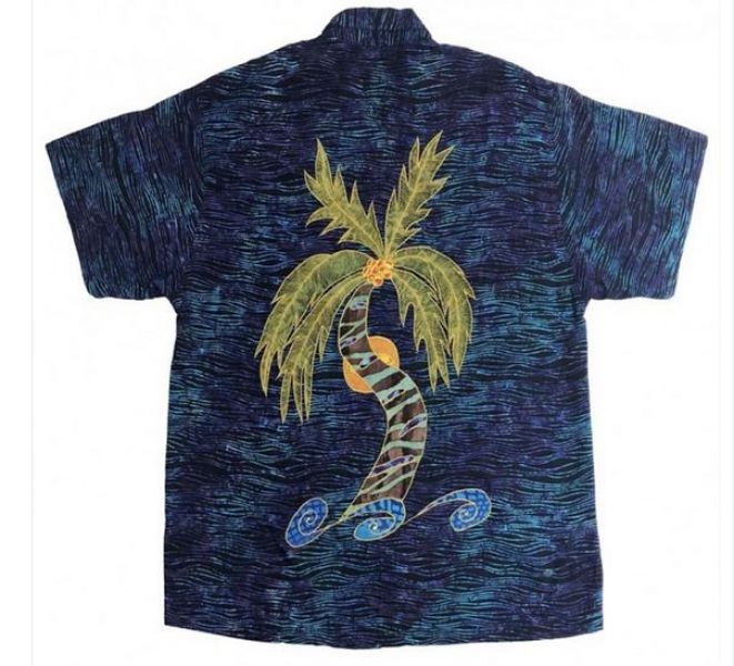 Buy comfortable custom hand-painted Batik Shirts in USA in enchanting motifs 