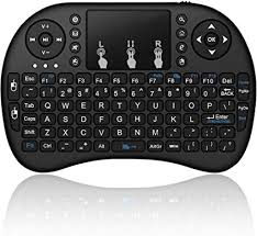 2.4GHz Wireless Mini Handheld Remote Keyboard with Touchpad