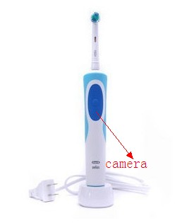 Kajoin 1280x960 Motion Detection Spy Toothbrush Hidden Bathroom Spy Camera DVR 32GB
