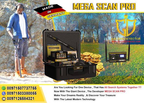 Mega Scan Pro 3 system for gold detector