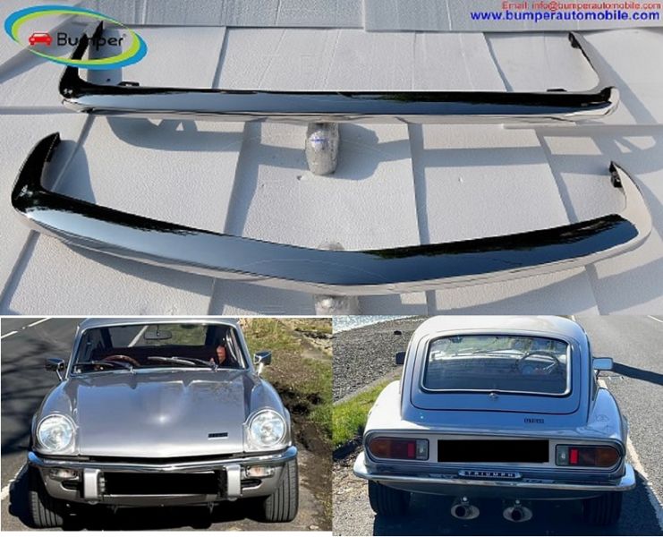 Triumph Spitfire MK4 (1970-1974), Spitfire 1500 (1974-1980), and GT6 MK3 (1970-1973) bumpers