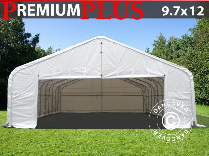 Storage shelter PVC 9.7x12x4.7 m