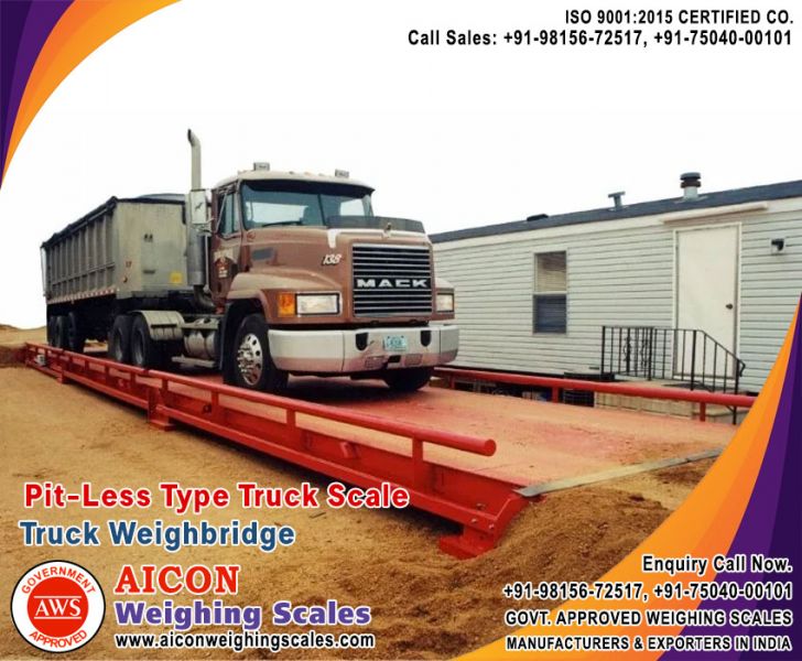 Truck Weighing Scales, Truck Weighbridge, DharamKanta, Industrial Weight Machine manufacturers expor