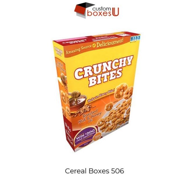 Order blank cereal packaging wholesale in Texas, USA