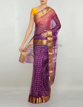 Online shopping for pure kota silk saris by unnatisilks