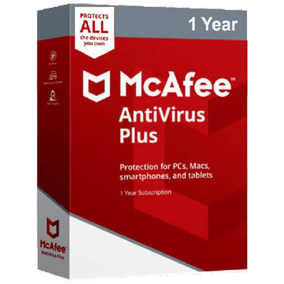 Buy McAfee Antivirus Plus 2020