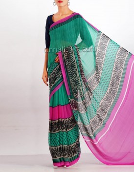 Online shopping for printed saris by unnatisilks