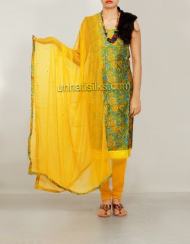 Online shopping for unstitched maheshwari silk cotton salwar kameez by unnatisilks