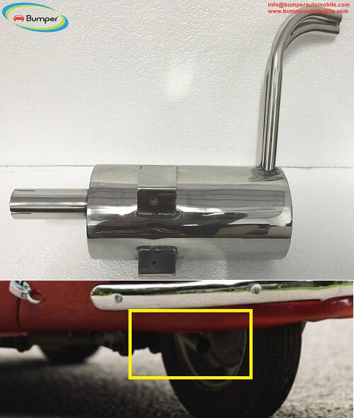 Exhaust for Heinkel Kabine and Trojan (1955-1966) 