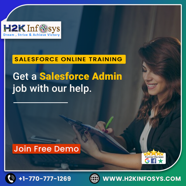 Reach H2k Infosys for the best Salesforce Admin Training and Placement